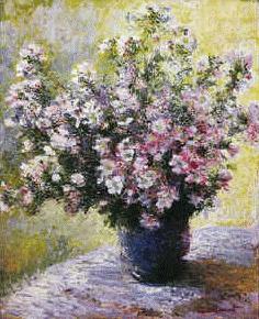 Bouquet of Mallows, Claude Monet